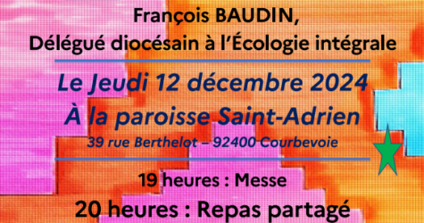 Eglise Verte – Conférence Laudato si