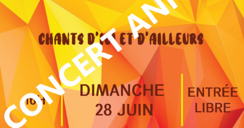 Attention Concert Annulé : Chants d’ici et d’ailleurs